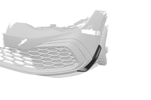 CSR Performance Flaps mit ABE für VW Golf 8 FP036-G Glossy schwarz Hochglanz (keine Lackierung erforderlich)