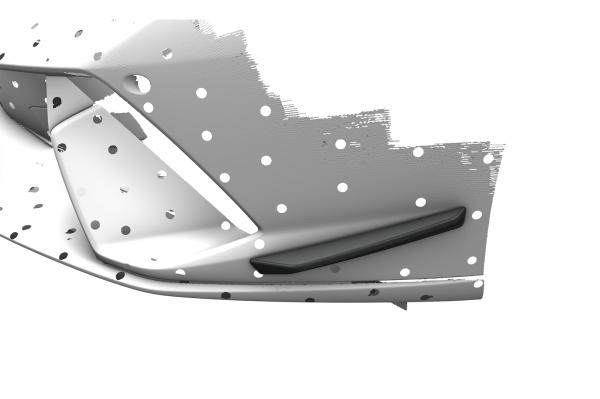 CSR Performance Flaps mit ABE für Lamborghini Huracan Performante FP038-S strukturiert schwarz matt (keine Lackierung erforderlich)