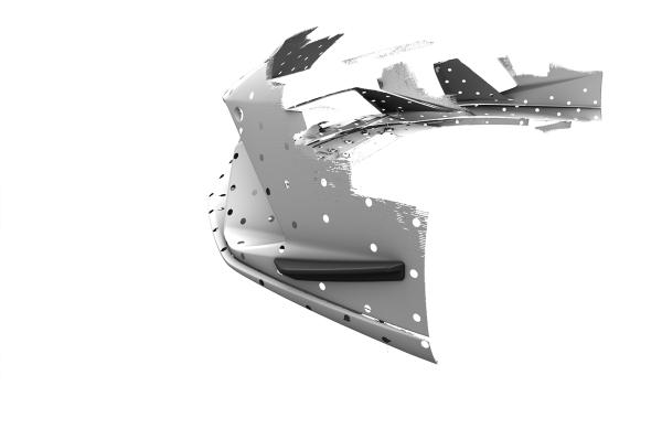 CSR Performance Flaps mit ABE für Lamborghini Huracan Performante FP038-S strukturiert schwarz matt (keine Lackierung erforderlich)