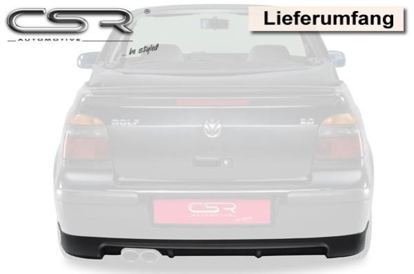 CSR Diffusor | Heckansatz für VW Golf 4 Cabrio HA021