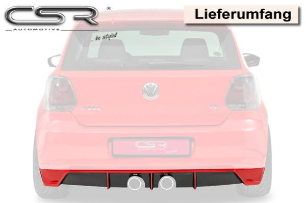 CSR Heckansatz Endrohre Set für VW Polo 5 Typ 6R PS028