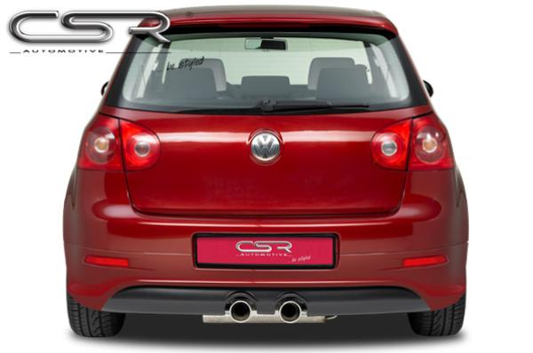 CSR Diffusor | Heckansatz mit ABE für VW Golf 5 Steilheck HA060-C Carbon Look Hochglanz (keine Lackierung erforderlich)