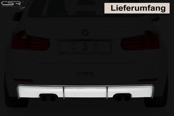 CSR Diffusor | Heckansatz für BMW 3er  F30, F31 Limo/Touring HA159
