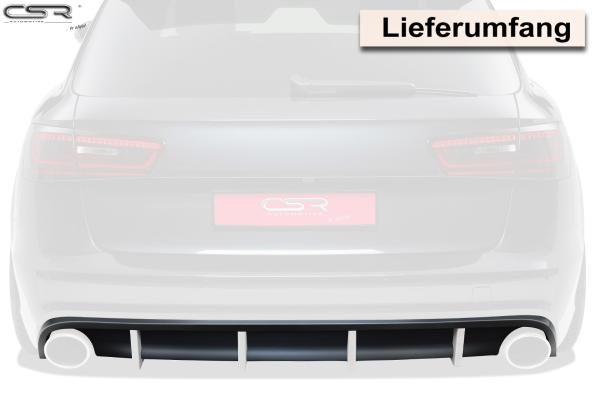 CSR Diffusor | Heckansatz für Audi A6 4G C7 S-Line HA176