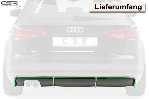 CSR Diffusor | Heckansatz für Audi A3 8V Sportback/3-Türer HA184