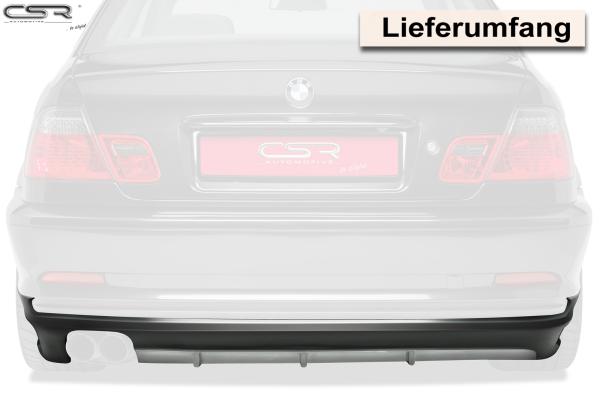 CSR Diffusor | Heckansatz für BMW 3er E46 Coupé/Cabrio HA188