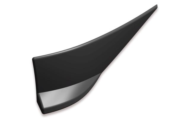 CSR Diffusor | Heckansatz mit ABE für VW Golf 7 (Typ AU) HA235-S strukturiert schwarz matt (keine Lackierung erforderlich)