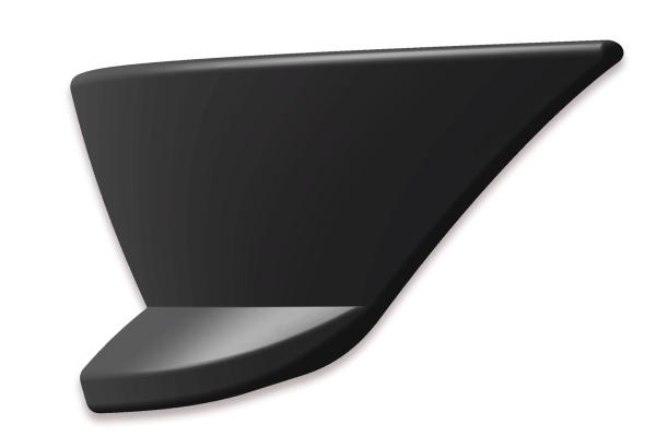 CSR Diffusor | Heckansatz mit ABE für VW Golf 7 (Typ AU) HA235-S strukturiert schwarz matt (keine Lackierung erforderlich)