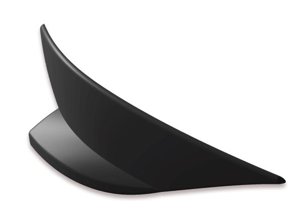 CSR Diffusor | Heckansatz mit ABE für VW Golf 7 (Typ AU) HA235-S strukturiert schwarz matt (keine Lackierung erforderlich)