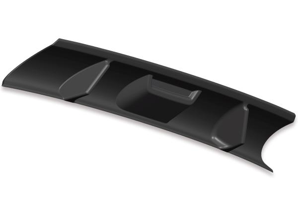 CSR Diffusor | Heckansatz mit ABE für VW Golf 7 Basis HA236-S strukturiert schwarz matt (keine Lackierung erforderlich)