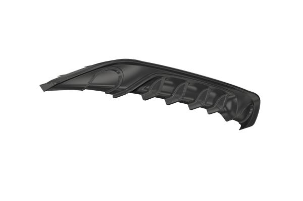 CSR Diffusor | Heckansatz mit ABE für VW Golf 7 (Typ AU) Basis HA237-G Glossy schwarz Hochglanz (keine Lackierung erforderlich)