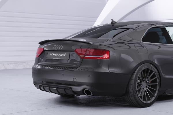CSR Diffusor | Heckansatz mit ABE für Audi A5 8T Basis HA238-S strukturiert schwarz matt (keine Lackierung erforderlich)