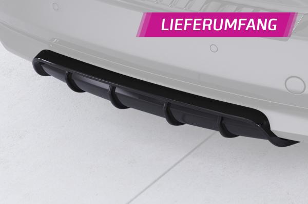 CSR Diffusor | Heckansatz mit ABE für Audi A5 8T Basis HA238-S strukturiert schwarz matt (keine Lackierung erforderlich)