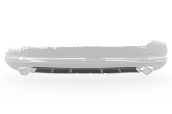 CSR Diffusor | Heckansatz mit ABE für VW Passat B7 Typ 3C Variant HA243-S strukturiert schwarz matt (keine Lackierung erforderlich)