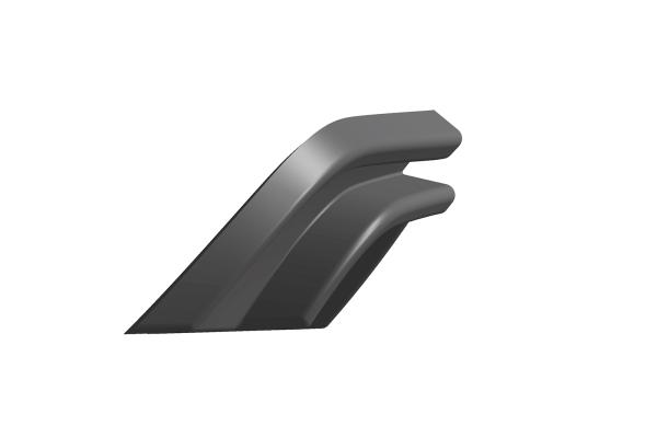 CSR Diffusor | Heckansatz mit ABE für VW up! (vor Facelift) HA245-S strukturiert schwarz matt (keine Lackierung erforderlich)