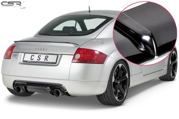 CSR Diffusor | Heckansatz mit ABE für Audi TT 8N HA249-G Glossy schwarz Hochglanz (keine Lackierung erforderlich)