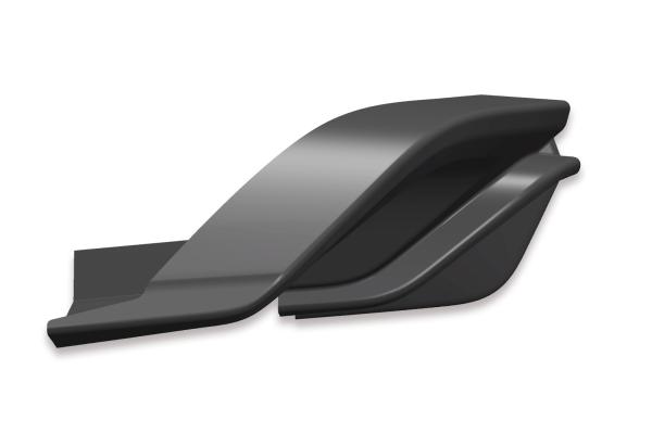 CSR Diffusor | Heckansatz mit ABE für VW Golf 7 R / R-Line HA253-C Carbon Look Hochglanz (keine Lackierung erforderlich)