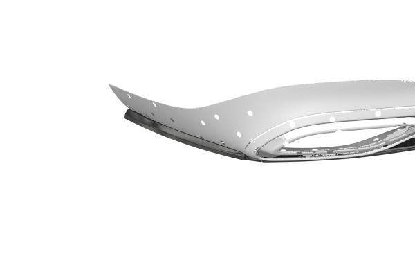 CSR Diffusor | Heckansatz mit ABE für Mercedes-Benz CLA X118 AMG-Line HA254-C Carbon Look Hochglanz (keine Lackierung erforderlich)