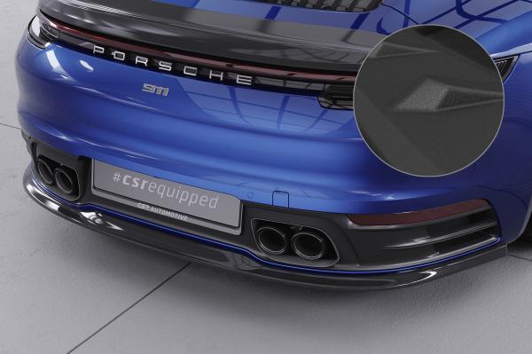 CSR Diffusor | Heckansatz mit ABE für Porsche 911/992 HA257-S strukturiert schwarz matt (keine Lackierung erforderlich)