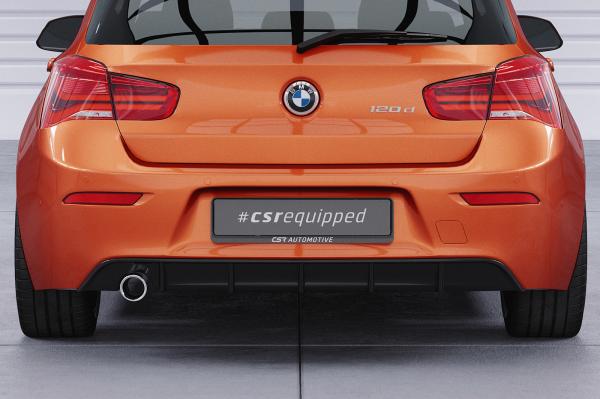 CSR Diffusor | Heckansatz mit ABE für BMW 1er F20 / F21 LCI HA258-G Glossy schwarz Hochglanz (keine Lackierung erforderlich)