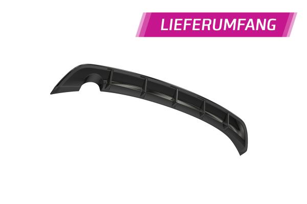 CSR Diffusor | Heckansatz mit ABE für BMW 1er F20 / F21 LCI HA258-G Glossy schwarz Hochglanz (keine Lackierung erforderlich)