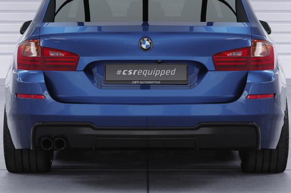 CSR Diffusor | Heckansatz mit ABE für BMW 5er F10 / F11 HA264-S strukturiert schwarz matt (keine Lackierung erforderlich)