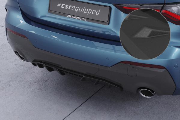CSR Diffusor | Heckansatz mit ABE für BMW 4er (G22/G23) M-Paket und M440 HA276-S strukturiert schwarz matt (keine Lackierung erforderlich)