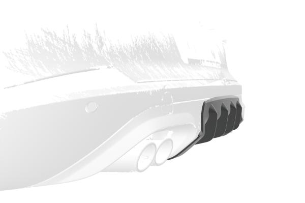 CSR Diffusor | Heckansatz mit ABE für Cupra Formentor HA286-S strukturiert schwarz matt (keine Lackierung erforderlich)