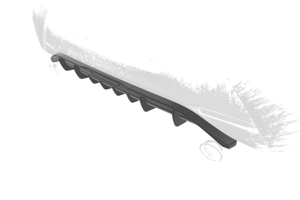 CSR Diffusor | Heckansatz mit ABE für Toyota Aygo 2 HA288-L Lackierung erforderlich (unlackiert roh)