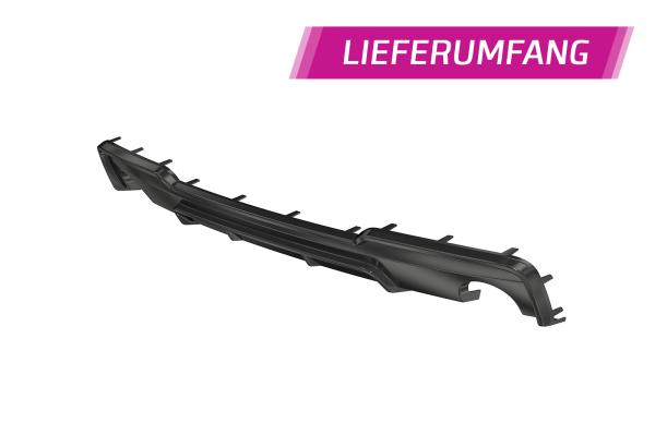 CSR Diffusor | Heckansatz mit ABE für BMW 5er F10/F11 535i/535d M-Paket HA289-G Glossy schwarz Hochglanz (keine Lackierung erforderlich)