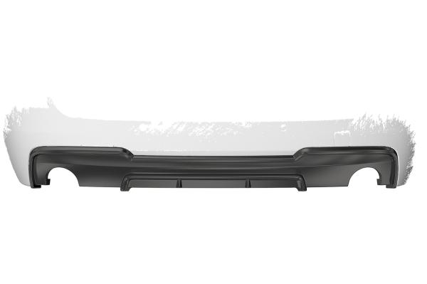 CSR Diffusor | Heckansatz mit ABE für BMW 5er F10/F11 535i/535d M-Paket HA289-G Glossy schwarz Hochglanz (keine Lackierung erforderlich)
