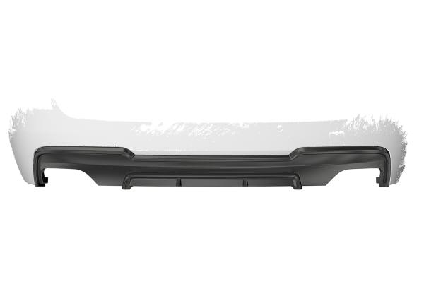 CSR Diffusor | Heckansatz mit ABE für BMW 5er F10/F11 550i/550d M-Paket HA290-G Glossy schwarz Hochglanz (keine Lackierung erforderlich)