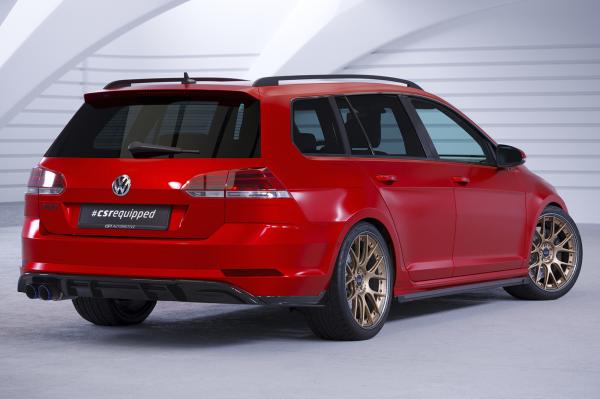 CSR Diffusor | Heckansatz mit ABE für VW Golf 7 Variant GTD HA293-L Lackierung erforderlich (unlackiert roh)