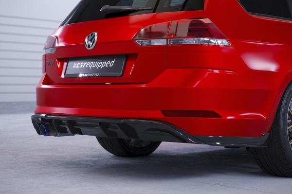 CSR Diffusor | Heckansatz mit ABE für VW Golf 7 Variant GTD HA293-L Lackierung erforderlich (unlackiert roh)