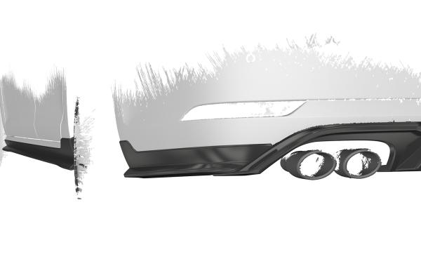 CSR Diffusor | Heckansatz mit ABE für VW Golf 7 Variant HA295-C Carbon Look Hochglanz (keine Lackierung erforderlich)