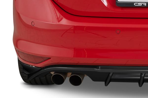 CSR Diffusor | Heckansatz mit ABE für VW Golf 7 Variant HA296-G Glossy schwarz Hochglanz (keine Lackierung erforderlich)