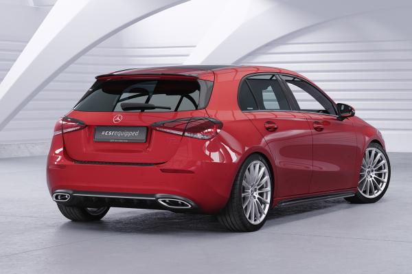 CSR Diffusor | Heckansatz mit ABE für Mercedes-Benz A-Klasse (W177) HA300-S strukturiert schwarz matt (keine Lackierung erforderlich)