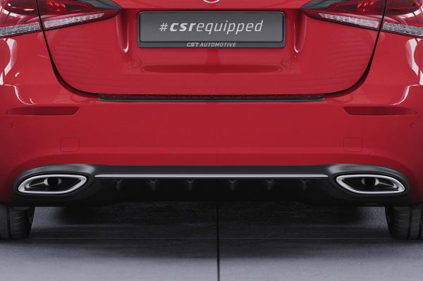 CSR Diffusor | Heckansatz mit ABE für Mercedes-Benz A-Klasse (W177) HA300-S strukturiert schwarz matt (keine Lackierung erforderlich)