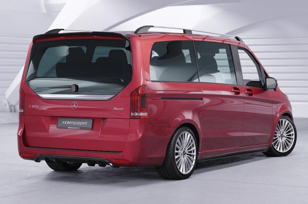 CSR Diffusor | Heckansatz mit ABE für Mercedes-Benz V-Klasse 447 HA301-G Glossy schwarz Hochglanz (keine Lackierung erforderlich)