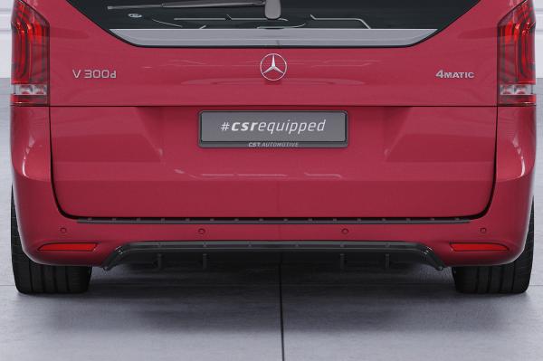 CSR Diffusor | Heckansatz mit ABE für Mercedes-Benz V-Klasse 447 HA301-G Glossy schwarz Hochglanz (keine Lackierung erforderlich)