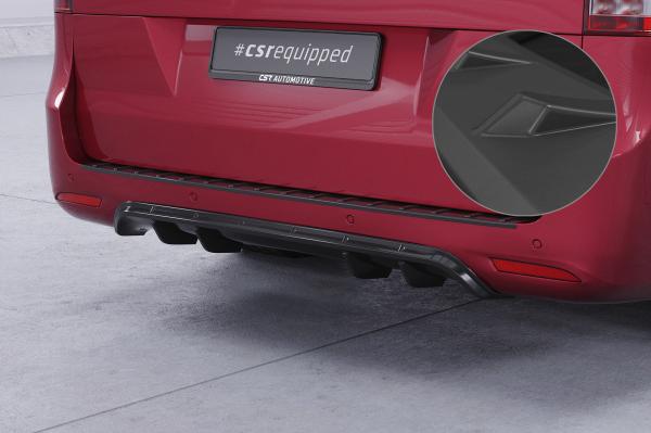 CSR Diffusor | Heckansatz mit ABE für Mercedes-Benz V-Klasse 447 HA301-L Lackierung erforderlich (unlackiert roh)