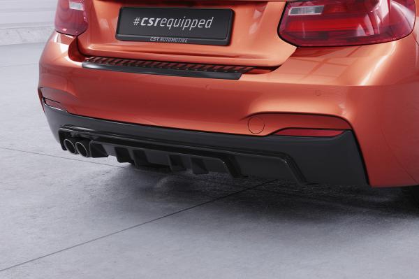 CSR Diffusor | Heckansatz mit ABE für BMW 2er F22 / F23 M-Paket HA307-C Carbon Look Hochglanz (keine Lackierung erforderlich)