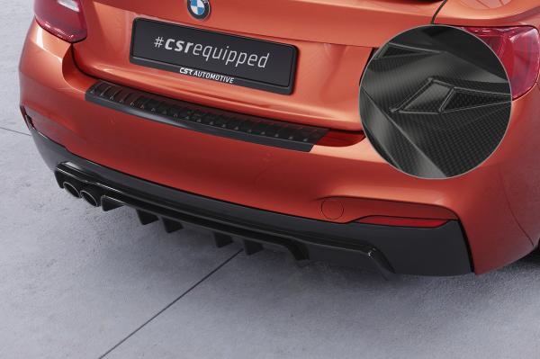 CSR Diffusor | Heckansatz mit ABE für BMW 2er F22 / F23 M-Paket HA307-C Carbon Look Hochglanz (keine Lackierung erforderlich)
