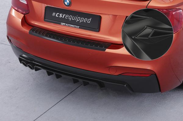 CSR Diffusor | Heckansatz mit ABE für BMW 2er F22 / F23 M-Paket HA307-G Glossy schwarz Hochglanz (keine Lackierung erforderlich)