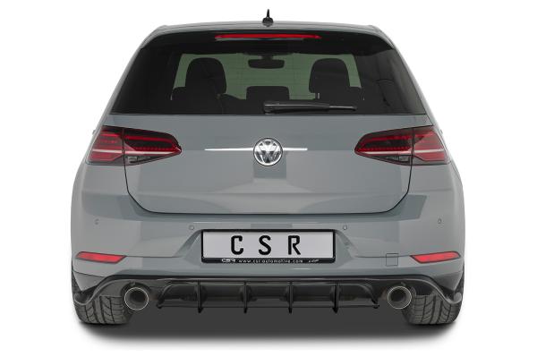 CSR Racing Diffusor | Heckansatz für VW Golf 7 (Typ AU) GTI TCR HA311-L Lackierung erforderlich (unlackiert roh)
