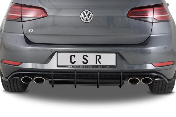 CSR Racing Diffusor | Heckansatz für VW Golf 7 (Typ AU) R HA313-B Lackierung erforderlich (unlackiert)
