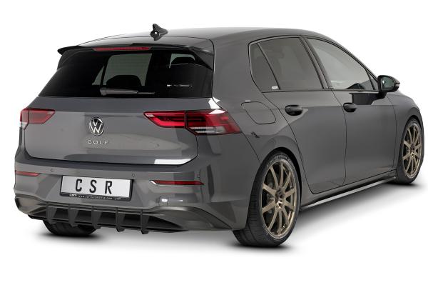 CSR Racing Diffusor | Heckansatz für VW Golf 8 (Typ CD) Style / Active HA314-L Lackierung erforderlich (unlackiert roh)