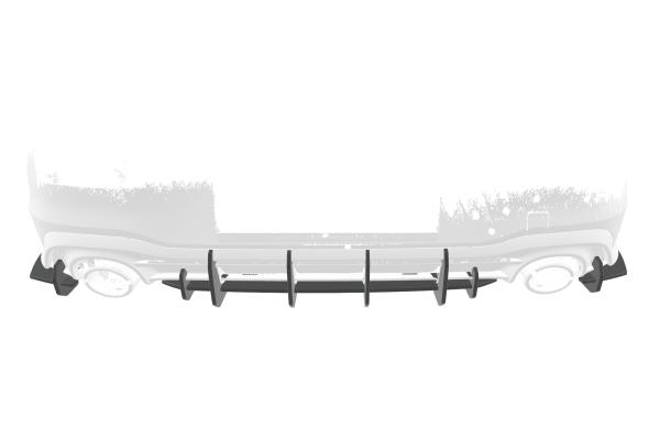 CSR Racing Diffusor | Heckansatz für VW Golf 8 (Typ CD) GTI Clubsport HA316-B Lackierung erforderlich (unlackiert)