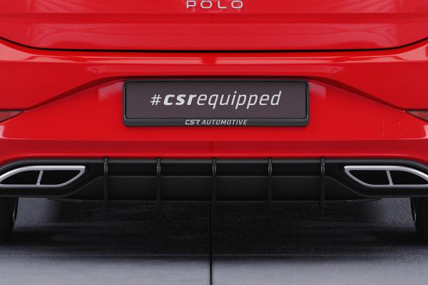 CSR Racing Diffusor | Heckansatz für VW Polo 6 2G (Typ AW) R-Line HA317-B Lackierung erforderlich (unlackiert)