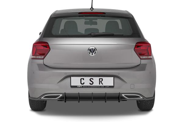 CSR Racing Diffusor | Heckansatz für VW Polo 6 2G (Typ AW) R-Line HA318-B Lackierung erforderlich (unlackiert)